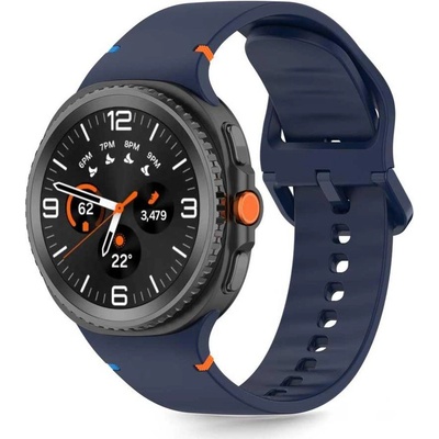 Tech-Protect Силиконова Каишка за Samsung Watch 8/ 8 Classic 40/ 44/ 46mm, Tech-Protect Silicone Band, Син (5906302331116)
