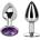 LATETOBED Анално бижу с лилав кристал Purple Amethyst размер М