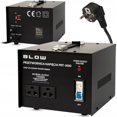 Měnič napětí BLOW PRT-3000 230V,110V 3000W (06433590) – Zboží Mobilmania