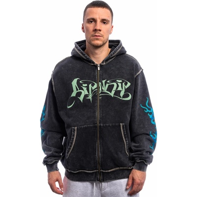 Rip N Dip Squabble Up Hoodie Black Vintage Wash