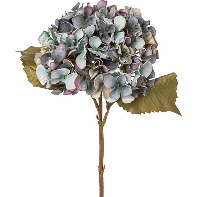 Gasper Umelá vetvička hortenzie 46 cm, modrá