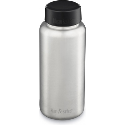 Klean Kanteen Wide w/Wide Loop Cap - brushed stainless 1182 ml Цвят: сребърен