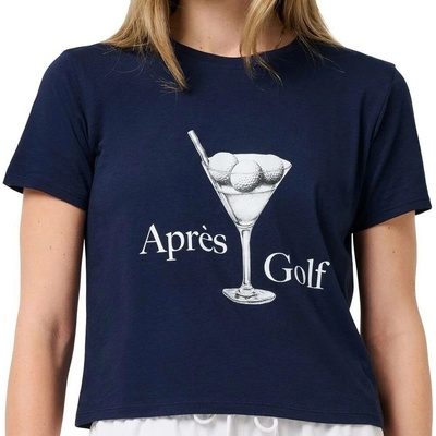 Dámske tričko Travis Mathew APRES GOLF TEE Navy Blazer