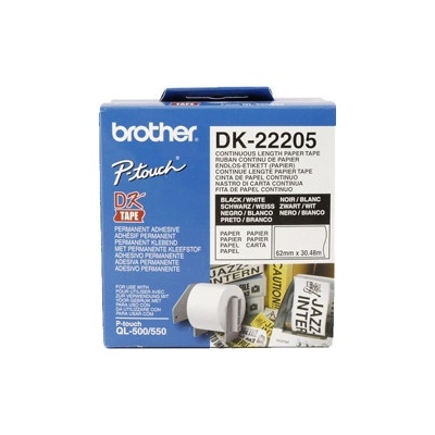 Brother - DK-22205 (papírová role 62mm x 30,48m) (DK22205)