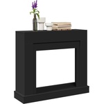 vidaXL Облицовка за камина, черна, 100x30x87, 5 см, инженерно дърво (854563)
