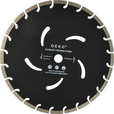 Kotouč řezný diamantový segmentový 350x10x25,4mm GEKO G00297