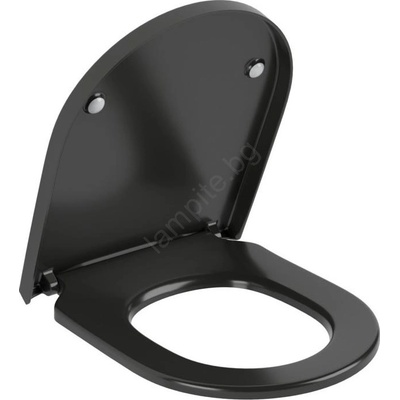 Villeroy & Boch 8M42S1R7 - Тоалетно седало SoftClose SUBWAY черно (VB0068)