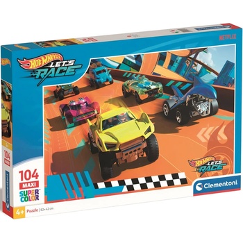 Clementoni - Puzzle Hot Wheels maxi - 40 - 99 piese