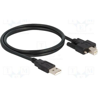 Delock 87198 USB 2.0 USB A vidlice USB B vidlice 1m černý