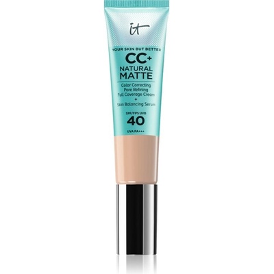 IT Cosmetics Your Skin But Better CC+ Cream Natural Matte zmatňujúci make-up SPF40 Fair Light 32 ml