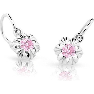 Cutie Jewellery detské náušnice z bieleho zlata C2213-10-X-2 biela