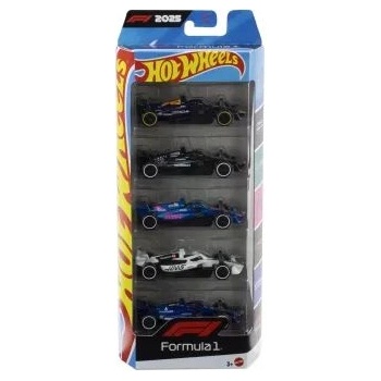 Mattel Hot Wheels: малки коли: F1 - комплект от 5