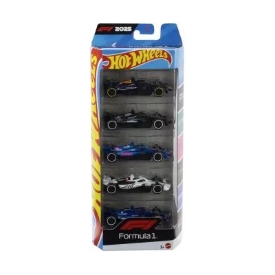 Mattel Hot Wheels: малки коли: F1 - комплект от 5