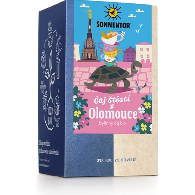 Sonnentor Čaj štěstí z Olomouce bio porc. dvoukomorový 27 g
