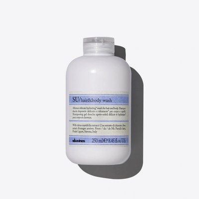 Davines SU Citrus Myrtifolia šampón po opaľovaní na telo a vlasy (Aftersun Delicate Hydrating Wash for Hair and Body) 250 ml
