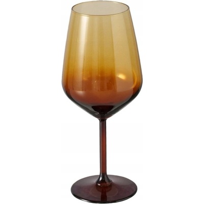 Boltze Sklenice na víno oranžová vintage 490 ml