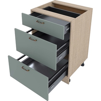 Image 1 of ИРИМ Долен кухненски шкаф Сити МФ-Олив мат-11-54 60 см