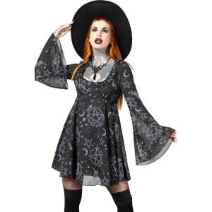 KILLSTAR дамска рокля KILLSTAR - Astral Willow - Черен - KSRA007100