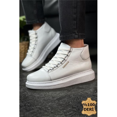 Chekich Унисекс боти от естествена кожа CH258 - Бели #359851 (359851_Бяло)