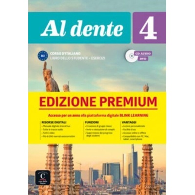 Al dente 4 (B2) – Libro + quad. + CD + DVD Premium