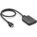 Hama Сплитер 4K HDMI мъжко - 2 x HDMI женско, черен (205284) - pimpmypc
