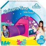 Micasa Детска палатка Micasa - Unicorn Tent and Tunnel, 195 x 112 x 94 cm (402-18)