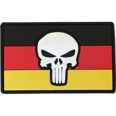 WARAGOD Nášivka 3D DE Punisher 8.5x5cm
