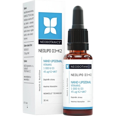 Neobotanics Neolipo Vitamin D3 + K2 30 ml