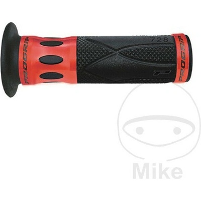 ProGrip gumové rukojeti černé/červené hliník tloušťka 22 mm. délka 122MM zavřené