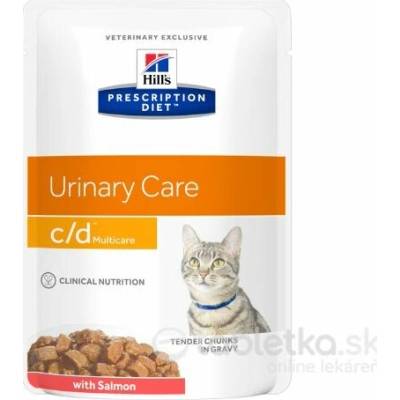 Hills Diet Feline c/d Multicare Salmon 12 x 85 g