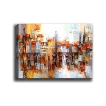 Wallity Decorative Canvas Painting Kanvas Tablo (70 x 100) 190 Multicolor