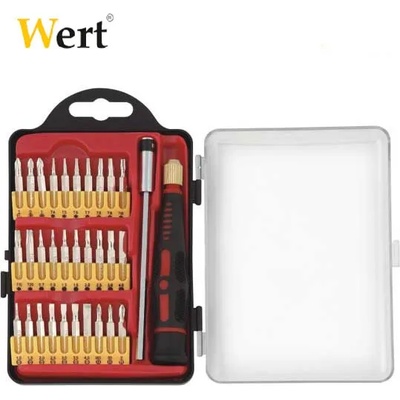 Wert Комплект ръкохватка с накрайници за електроника 32 части / wert 2254 / (w 2254)