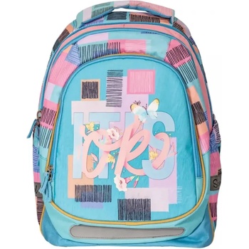 S-Cool Ученическа раница s-cool анатомична, light it is ok, 19 л