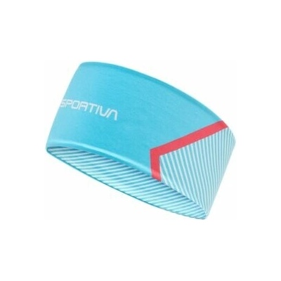 La Sportiva FLOW HEADBAND Lake/Chalk modrá