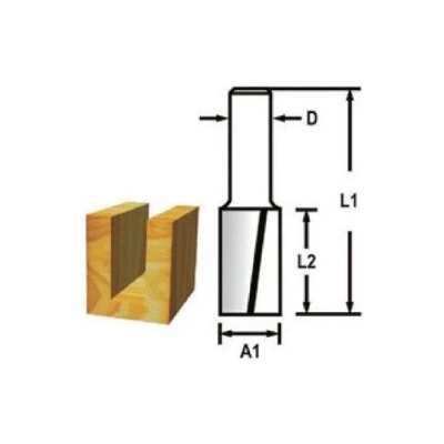 Makita D-47581 Drážkovacia fréza 2-britá
