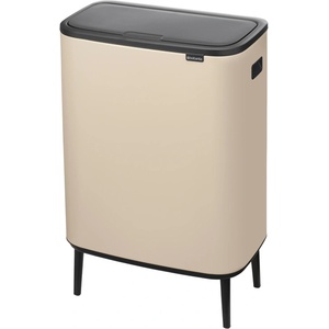 Brabantia Кош за смет Brabantia Bo Touch Hi 2x30L, Soft Beige