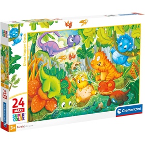 Clementoni Детски пъзел Clementoni от 24 части - Щастливият оазис на динозаврите (28524) - baby