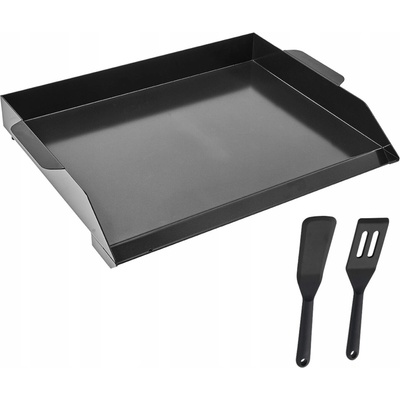 SucceBuy Panvica na vajcia a palacinky 37 cm, karbónová oceľ
