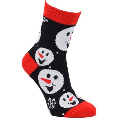 Detské ponožky Christmas čierna