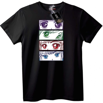 NOONEBRAND Тениска Anime Очи - 2XL, White