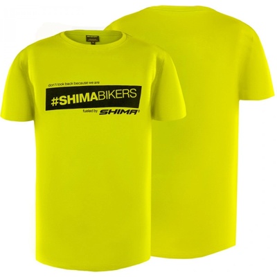Shima Bikers pánske tričko neon
