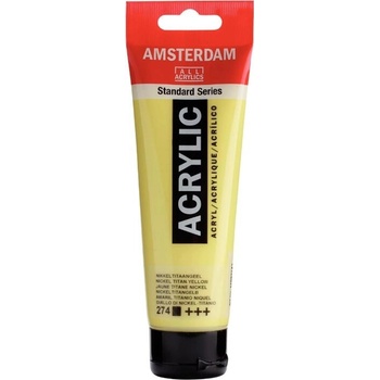 Amsterdam akrylová farba 120 ml 274 niklová titánová žltá