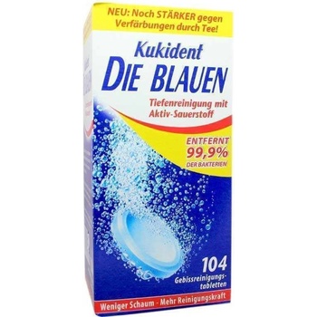Kukident Die Blauen tablety na protézy 104 ks