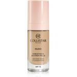 Collistar NUDO Second Skin Foundation SPF 15 озаряващ хидратиращ фон дьо тен с изглаждащ ефект цвят 2G Beige Dorato 30ml