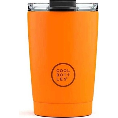 Cool Bottles Termohrnček z nehrdzavejúcej ocele Vivid Orange 330 ml