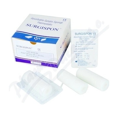 Surgispon Tampon 80 x 30mm 6 ks