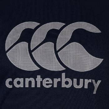 Canterbury Large Logo Poly T Shirt Mens Navy