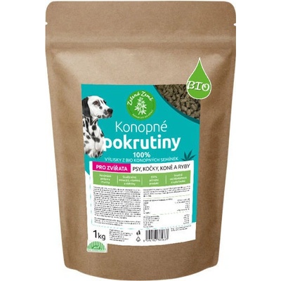 Zelená země Konopné pokrutiny BIO 1 kg