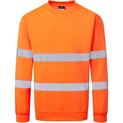 Portwest Mikina ES303 Essential Hi-Vis Sweatshirt reflexní Oranžová