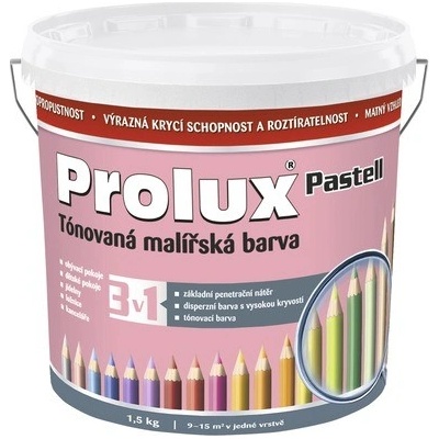 Prolux tónovaná barva 0837, růžová, 1,5 kg